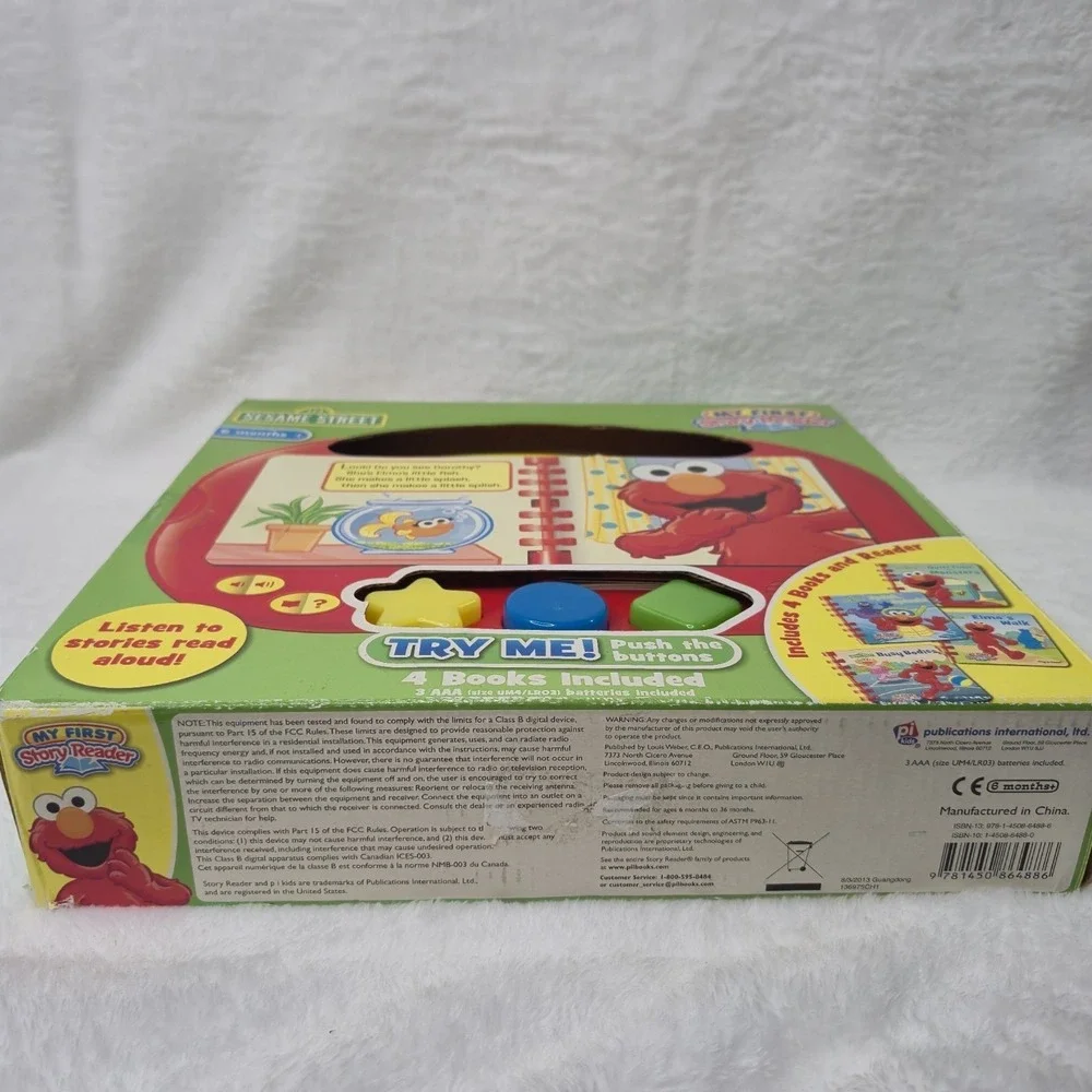 ELMO 2013 My First Story Reader 4 Books Storybook Library Sesame Street